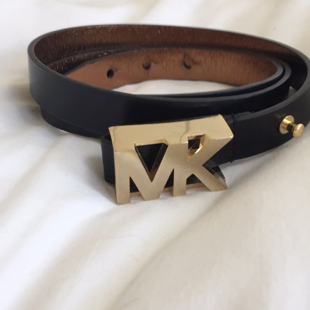 Michael Kors belt with gold hardware size L